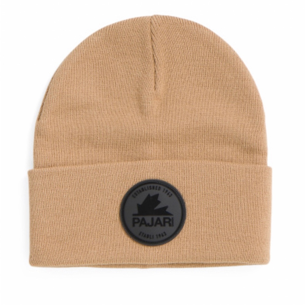 NWT PAJAR Bayshore Stamp Logo Beanie